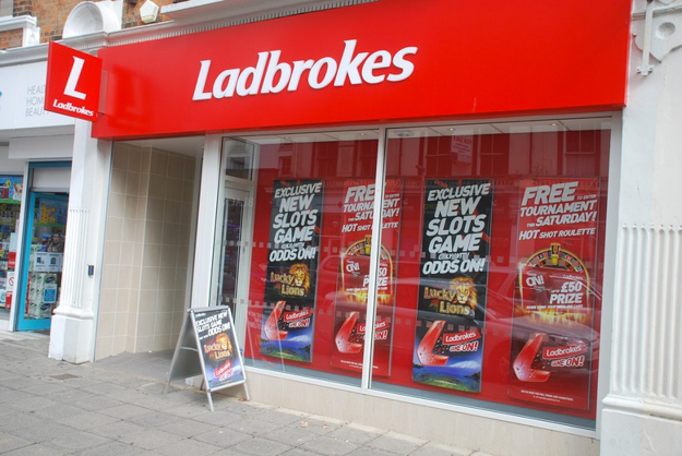 A Ladbrokes betting shop in Britain. Photo: John Gilmore