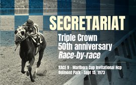 ‘It was a field of champions and he was just toying with them’ – Ron Turcotte marvels as the ‘old Secretariat’ shows up