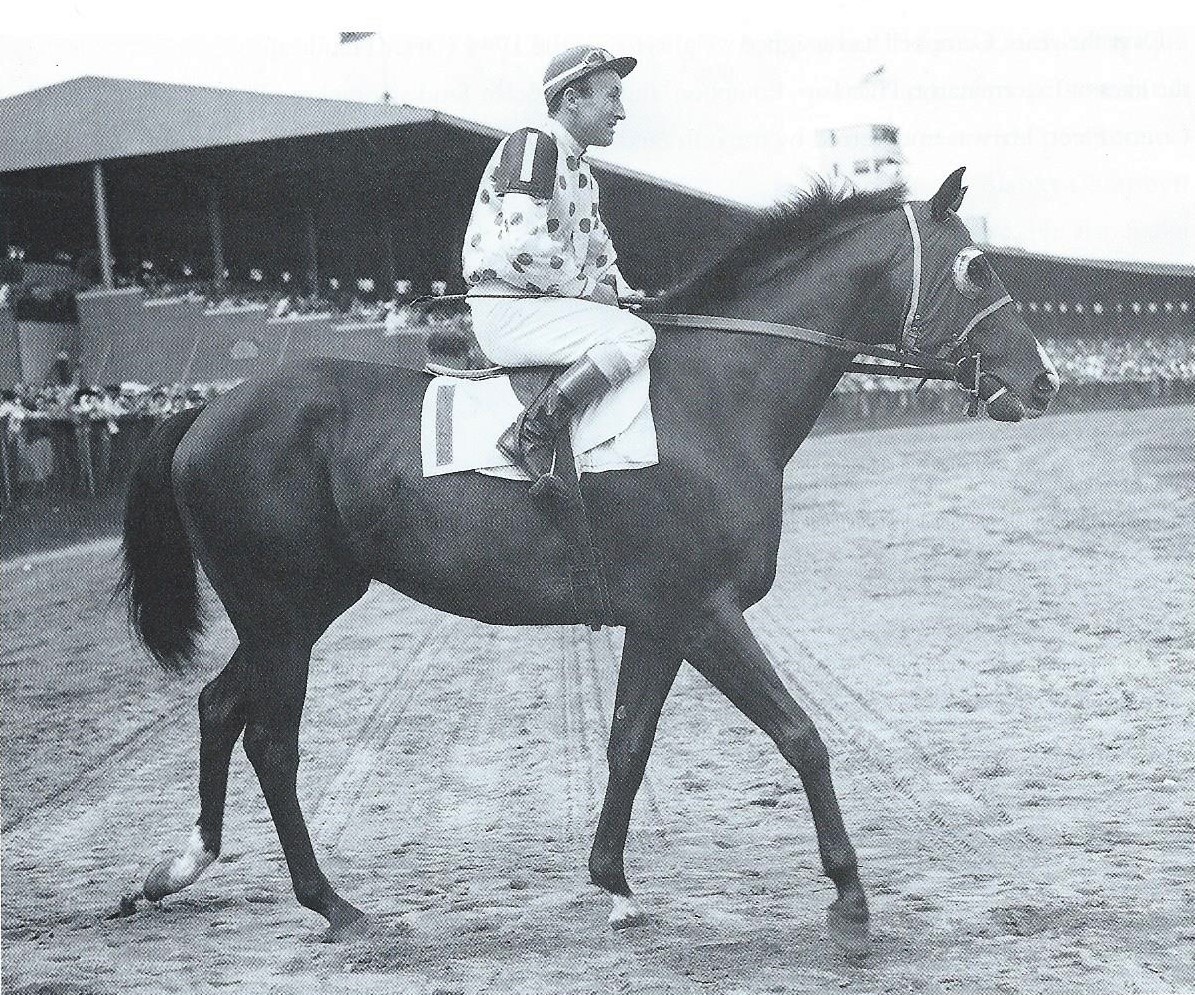 Contender: Bossuet, coupled with a stablemate, was 6/5 favorite for the 1944 Carter. Photo: Bert Morgan