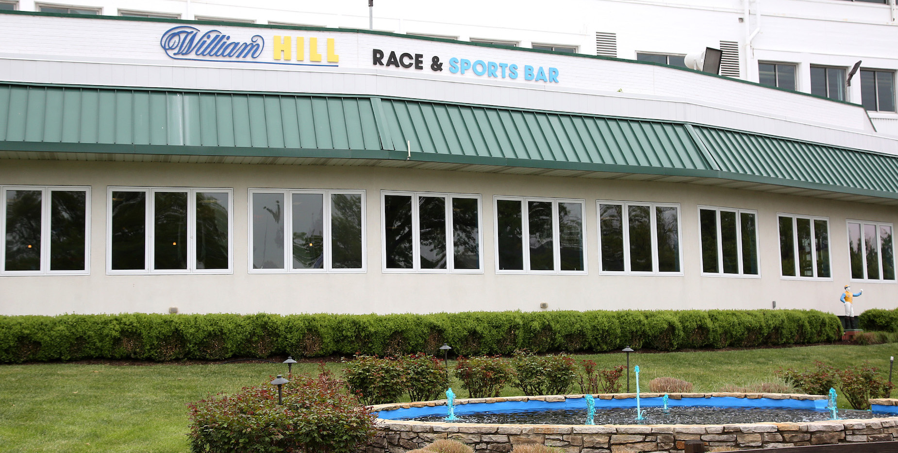 The William Hill facility at Monmouth Park in Oceanport, New Jersey. Photo: Bill Denver/EQUI-PHOTO