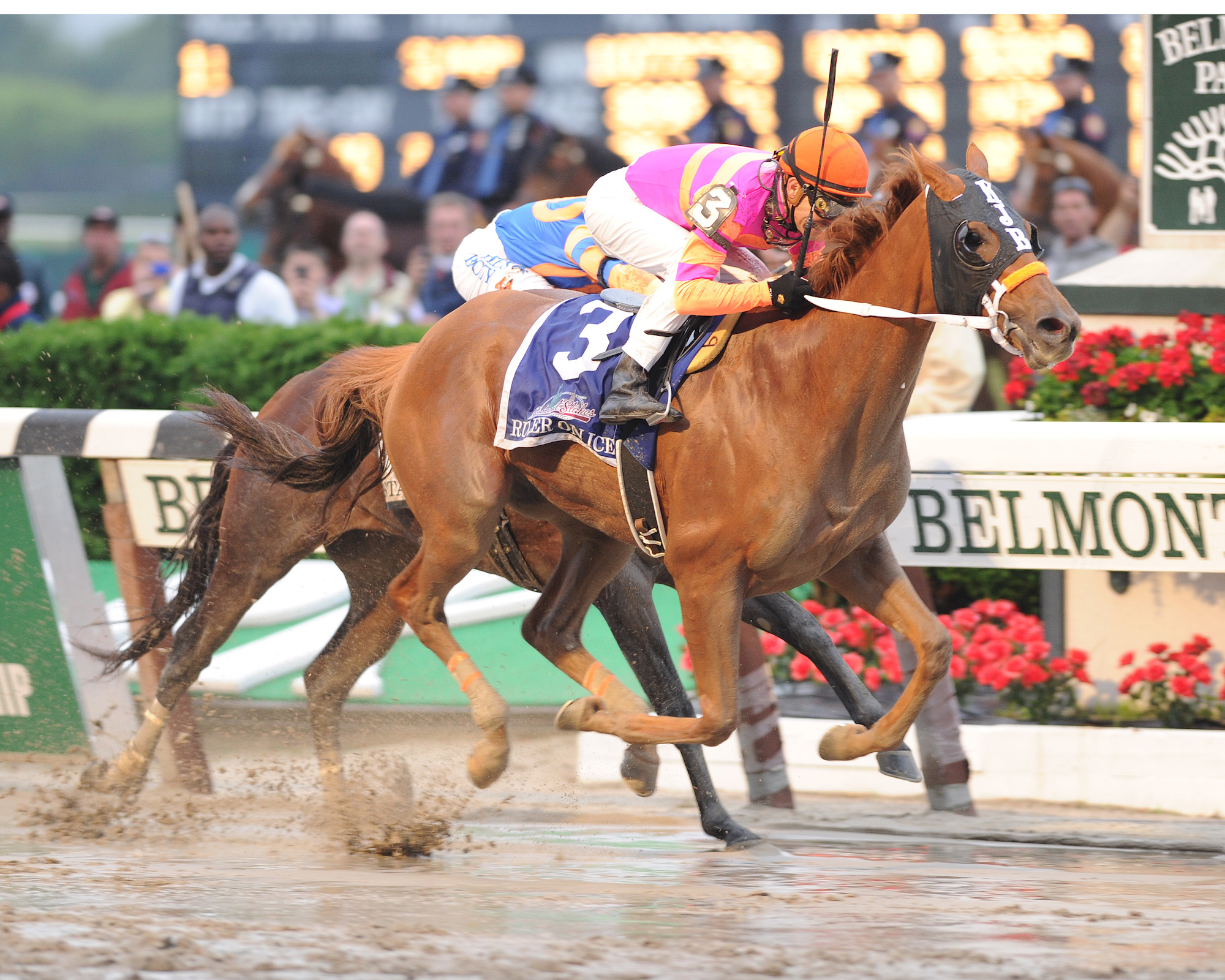 Ruler On Ice winning the Belmont Stakes in 2011. Photo: NYRA.com