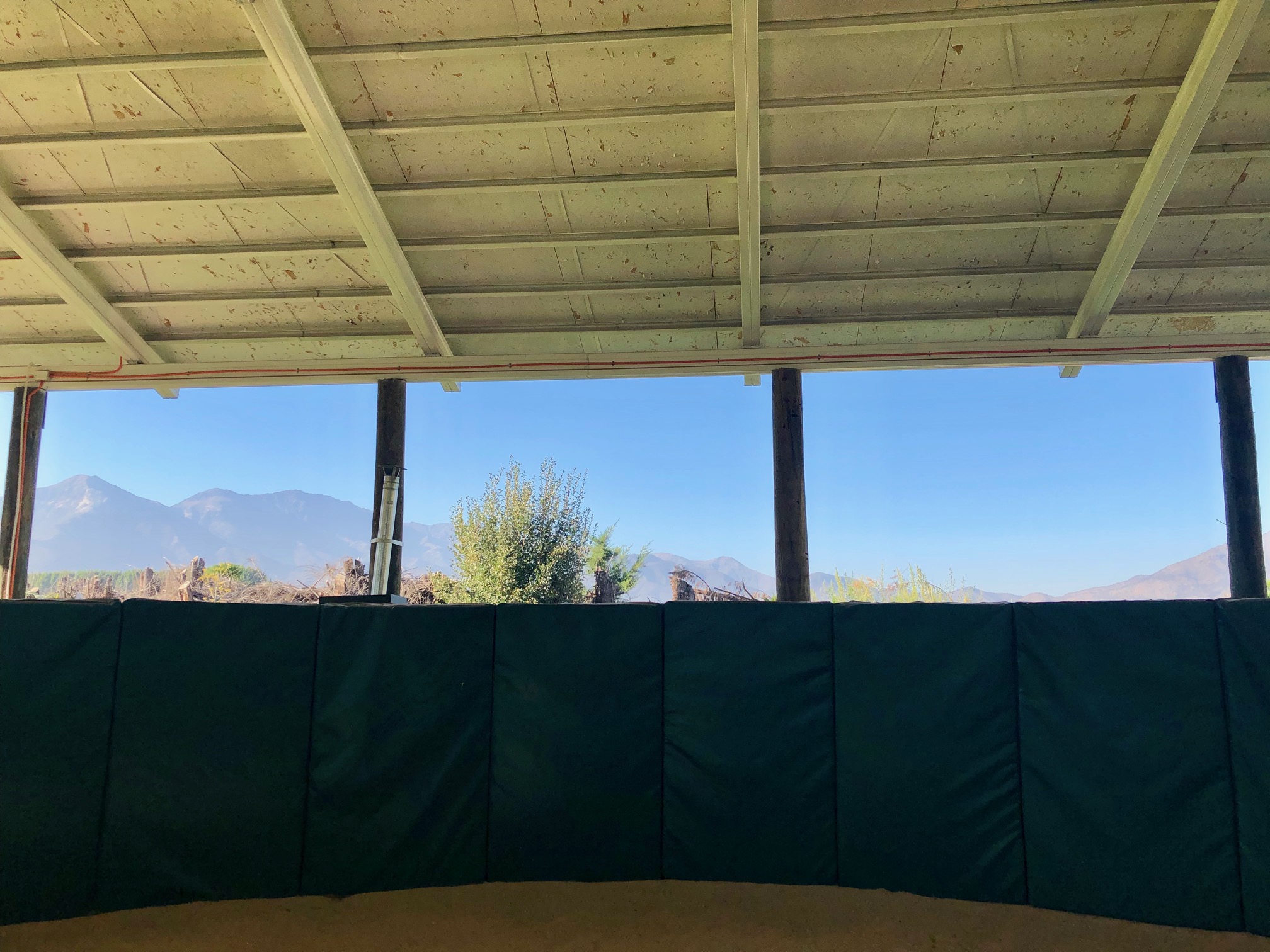Room with a view: California Chrome’s breeding shed is overlooked by the Andes. Photo: Amanda Duckworth