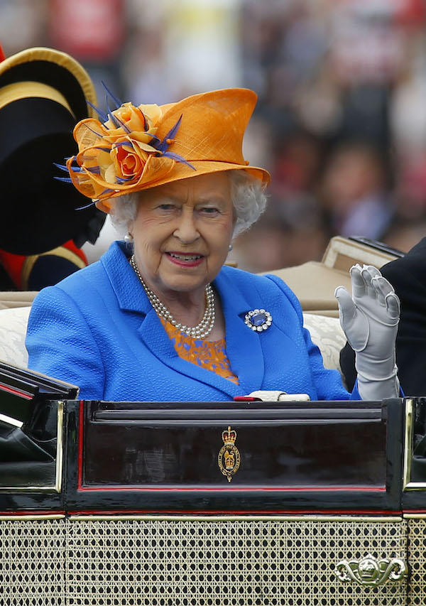 Royal procession: the late Queen Elizabeth II at Royal Ascot. Photo: Great British Racing