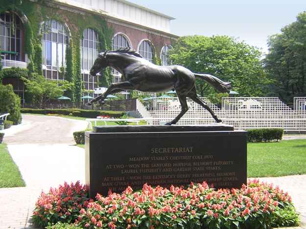 “Secretariat in Full Stride”, sculpted by John Skeaping in 1974. Photo: Turnberry Consulting.