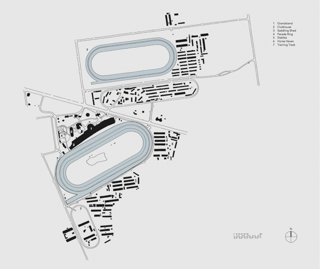 Current Saratoga Race Course plan via Turnberry Consultants.