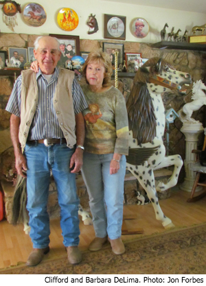 Clifford and Barbara DeLima. Photo: Jon Forbes