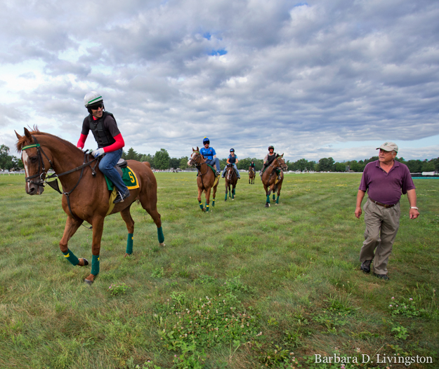 Sheppard and Divine Fortune at Saratoga Race Course. Photo: Barbara D. Livingston.