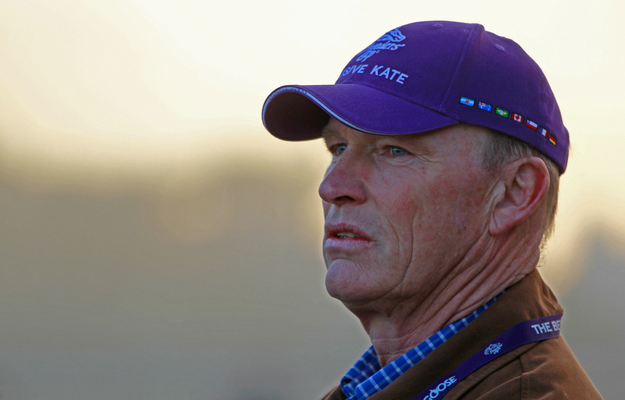 John Gosden at the 2012 Breeders' Cup at Santa Anita. Photo: Neville Hopwood/RacingFotos.com