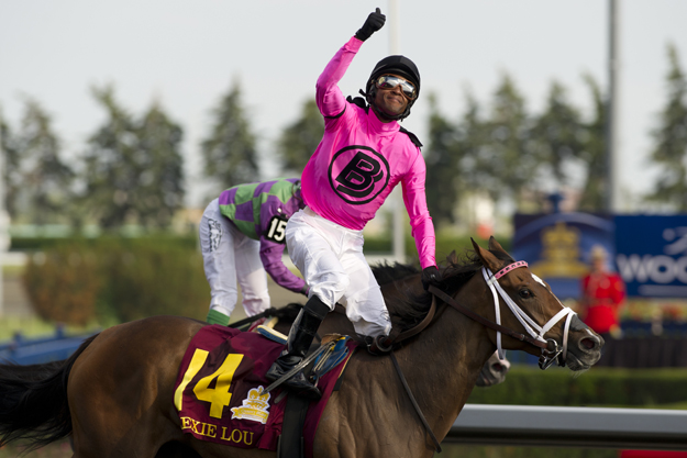 Husbands wins the Queen's Plate aboard Lexie Lou. Photo: Michael Burns