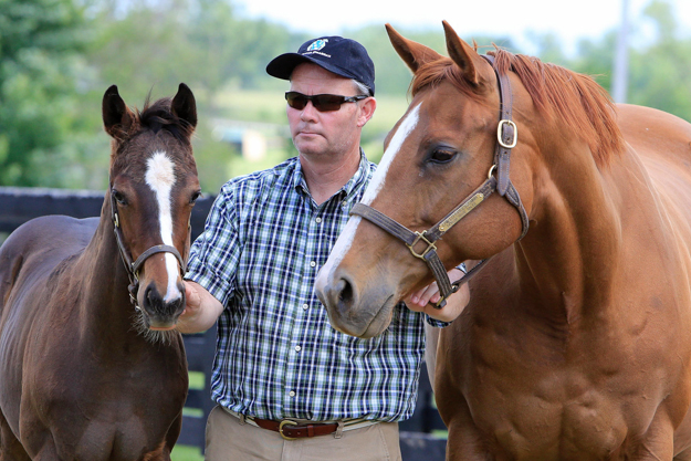 Mark Moloney with Littleprincessemma and Irish Pharaoh. Photo: Michele MacDonald