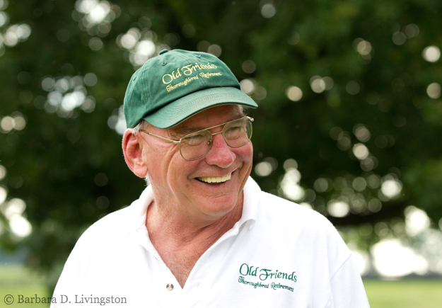 Michael Blowen at Old Friends. Photo: Barbara D. Livingston