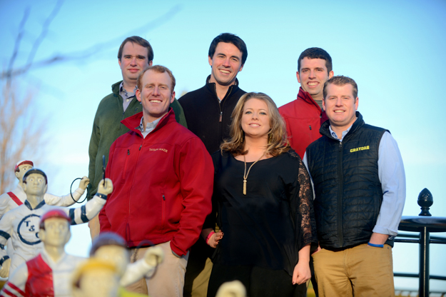 The Nexters: (back row, left to right) Brooks Taylor, Marshall Taylor, Joe Taylor  (front row) Logan Payne, Katie Taylor, Alex Payne. Photo: Laura Donnell.