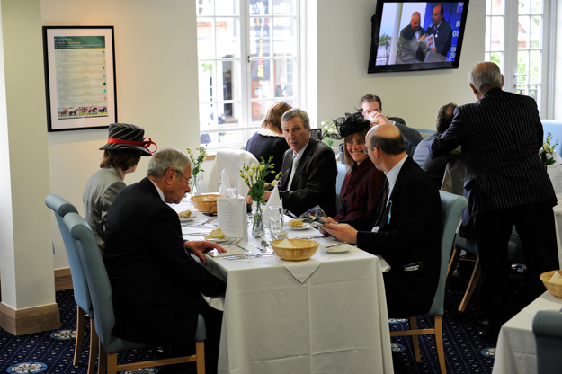 Owners dining area at York Racecourse. Photo: York Racecourse.