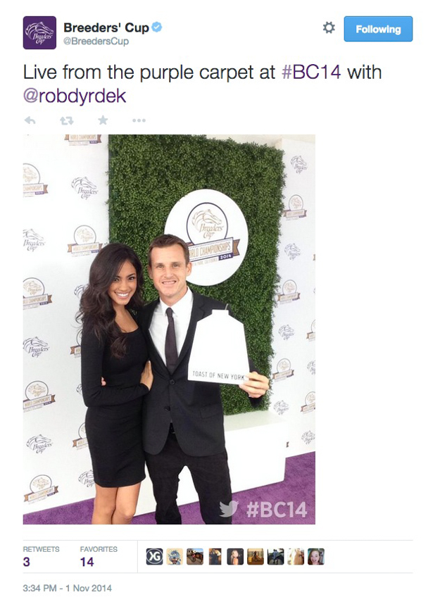 Rob Dyrdek at Breeders' Cup