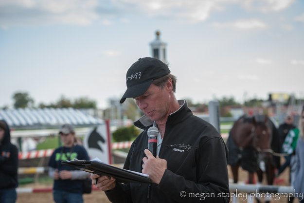 Steuart Pittman at the 2014 Thoroughbred Makeover event at Pimlico Racecourse. Photo: Megan Stapley Photography