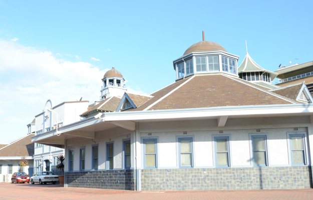 Randwick’s automatic totalisator building, one of a pair built in 1917. Credit Isabelle Taylor