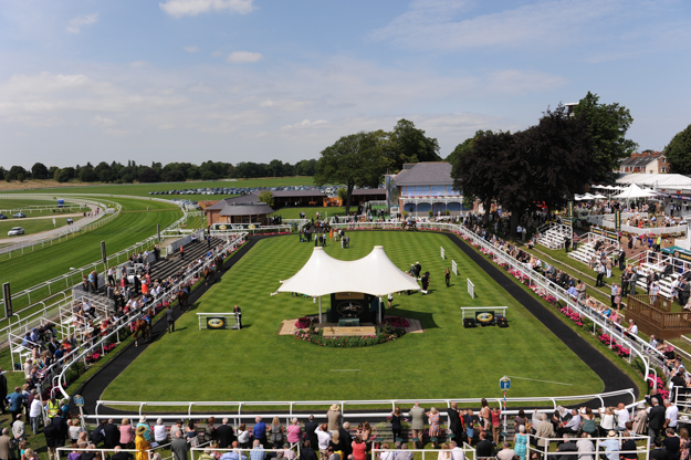 New parade ring at York Racecourse. Photo: York Racecourse.