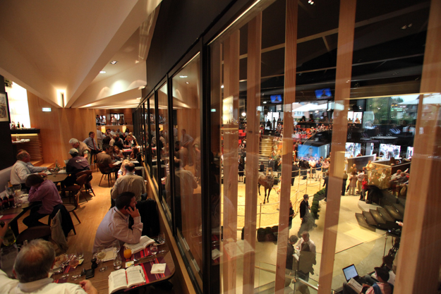 Le Resto at the Arqana Deauville sale complex.