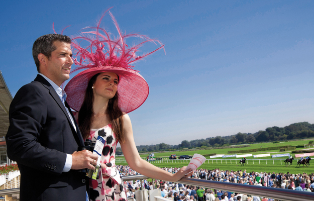 Racegoers at Baden-Baden. Photo via Baden Racing.