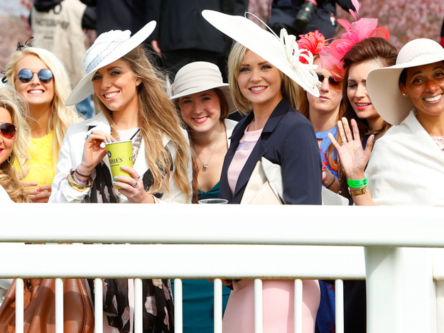 Ladies' Day at Aintree Racecourse. RacingFotos.com.