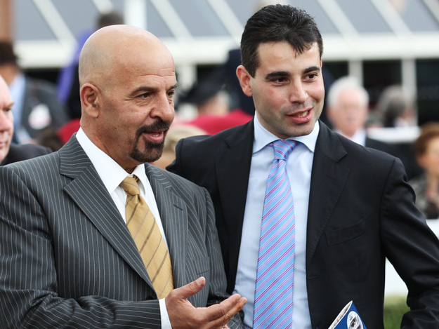 Dr. Marwan Koukash and Marco Botti after a win at Chester Racecourse. Photo: RacingFotos.com