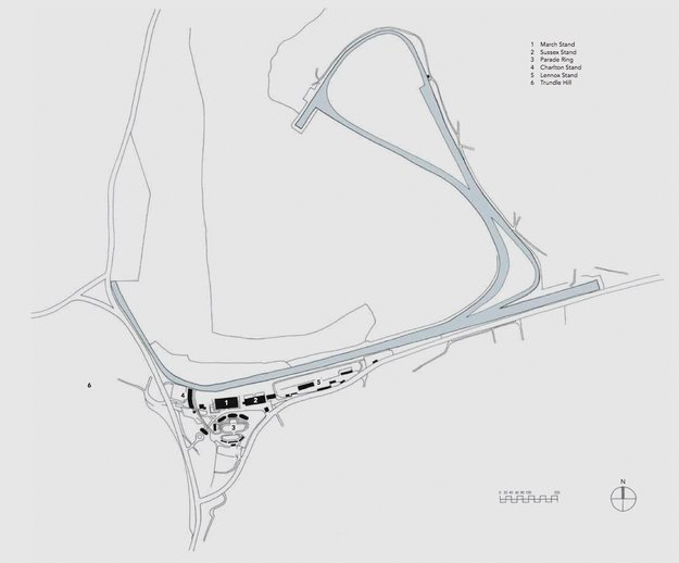 Goodwood Racecourse layout via Turnberry Consulting.