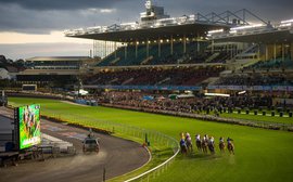 Friday night lights at Moonee Valley