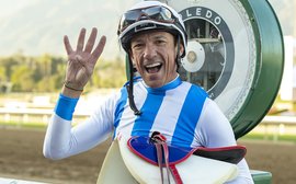 Frankie Dettori steals the show with four-timer at Santa Anita