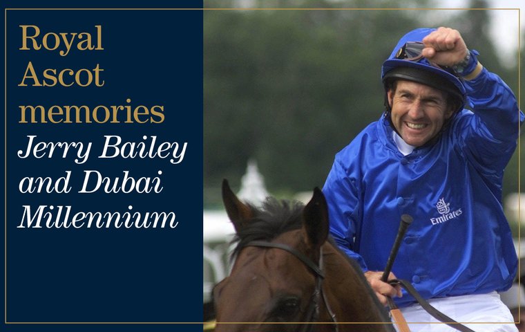 Royal Ascot: ‘He was an absolutely overwhelming horse at the top of his game’ – Jerry Bailey on Dubai Millennium