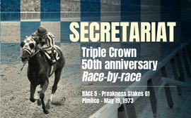 ‘Where the Kentucky Derby had been a slow burn, the Preakness was pyrotechnics’ – how Secretariat broke the clock at Pimlico