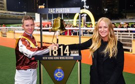 Zac Purton sets new all-time record for victories in Hong Kong with 1,814th win