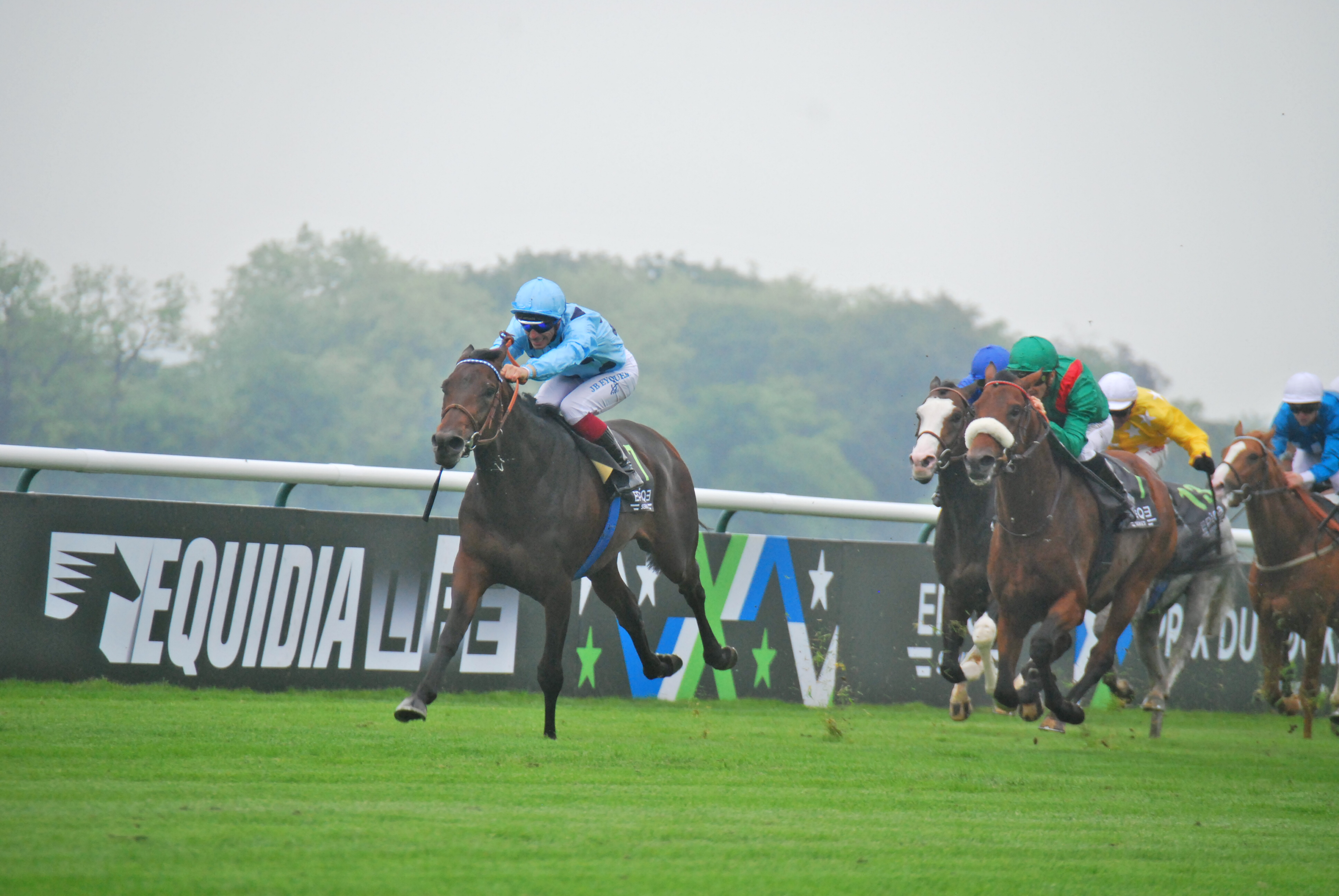 Arqana graduate: Almanzor winning the Prix du Jockey Club at Chantilly in June. Photo: John Gilmore