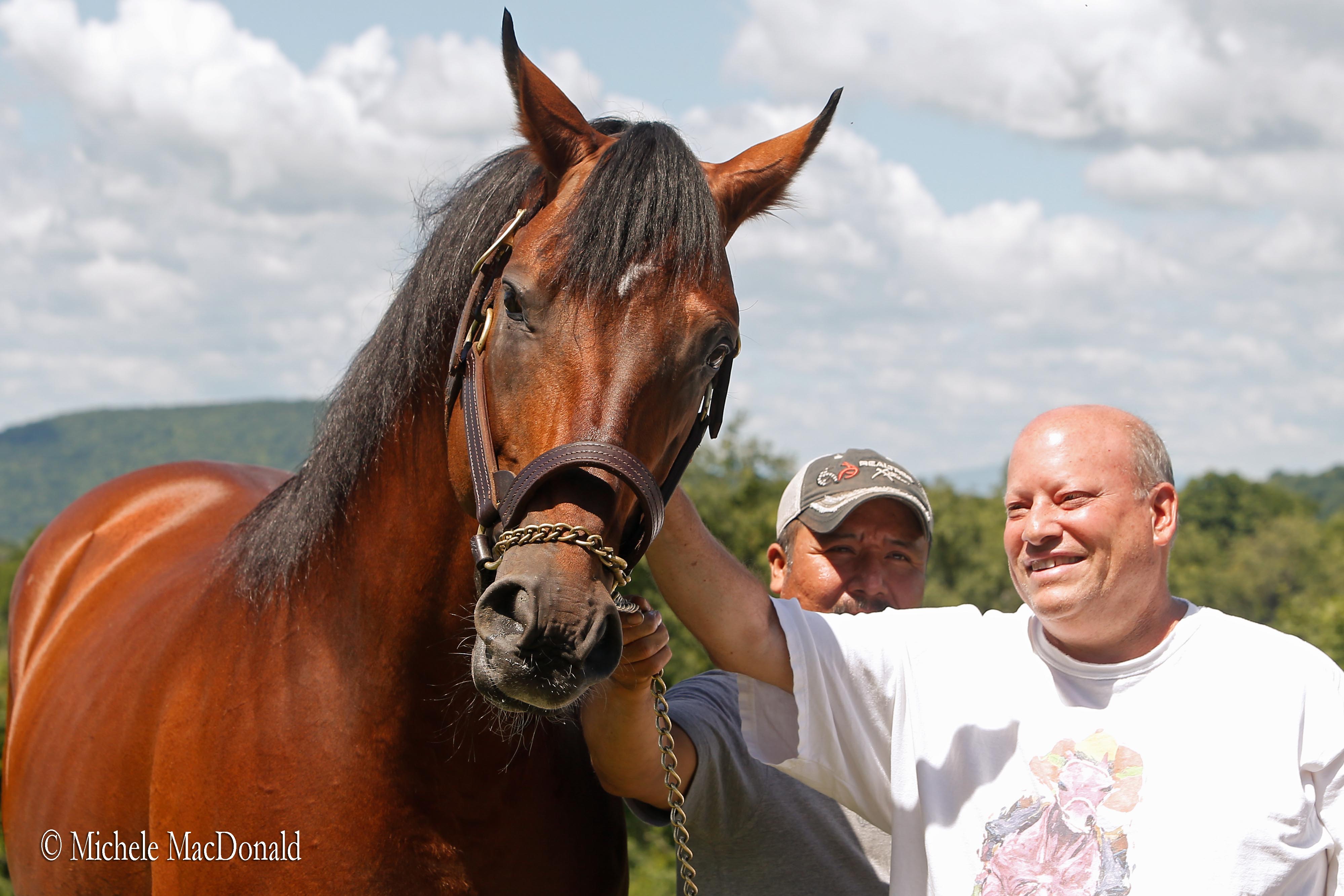 Andew Cohen with Big Brown: “You haven’t heard the last of him,” he says. Photo: Michele MacDonald