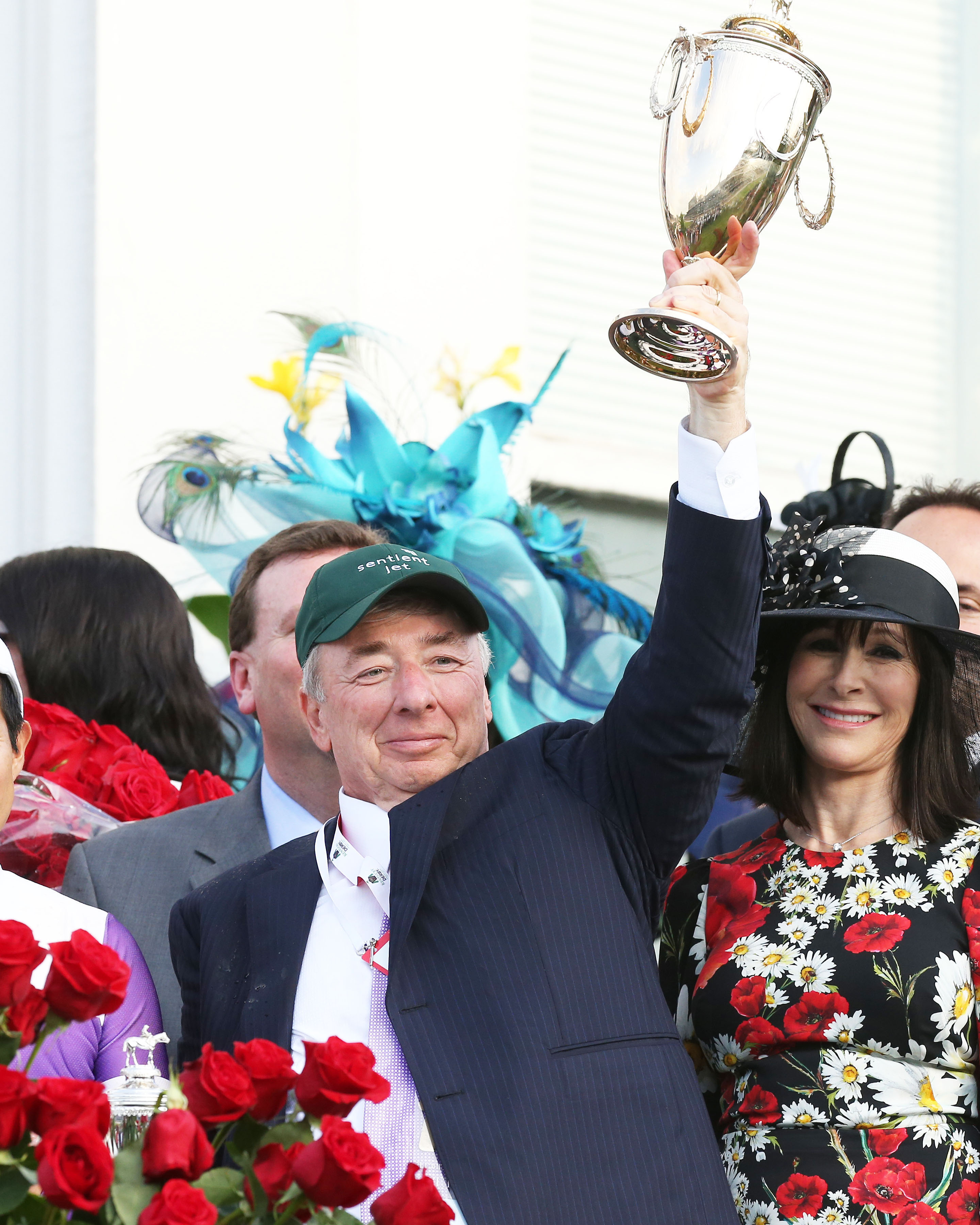 Unforgettable moment: owner Paul Reddam with last year’s Kentucky Derby trophy. Photo: Coady Photography