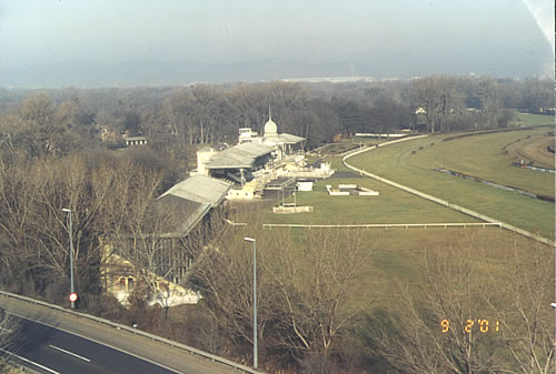 Freudenau racetrack today: most of its racing nowadays is trotting. Photo: National Library of Austria