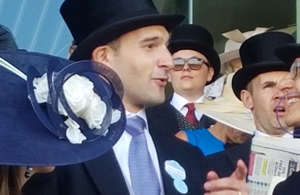 Justin Zayat at Royal Ascot yesterday: “If we ever have another horse capable of being here, we’ll be here for sure. I’d love to come back.” Photo: Bob Ehalt