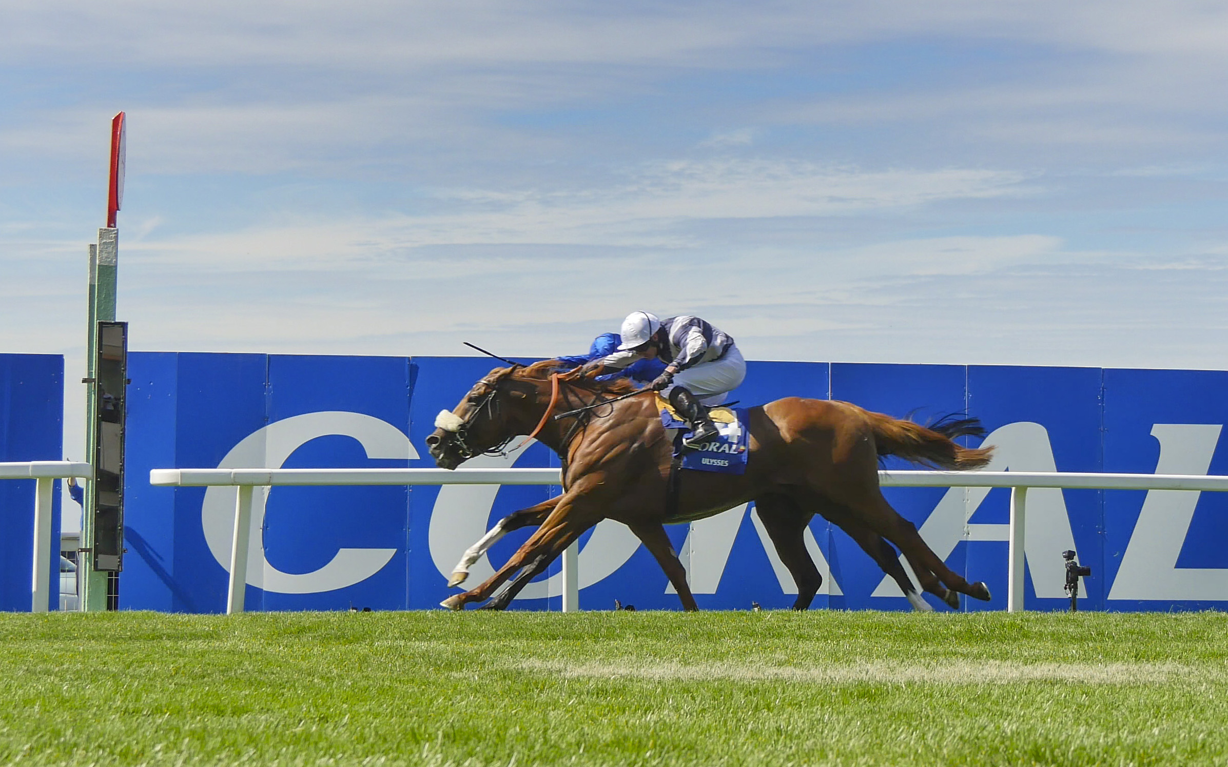 When a plan comes together: the beautifully bred Ulysses lives up to his pedigree by winning the Coral-Eclipse Stakes at Sundown. Cranham photo