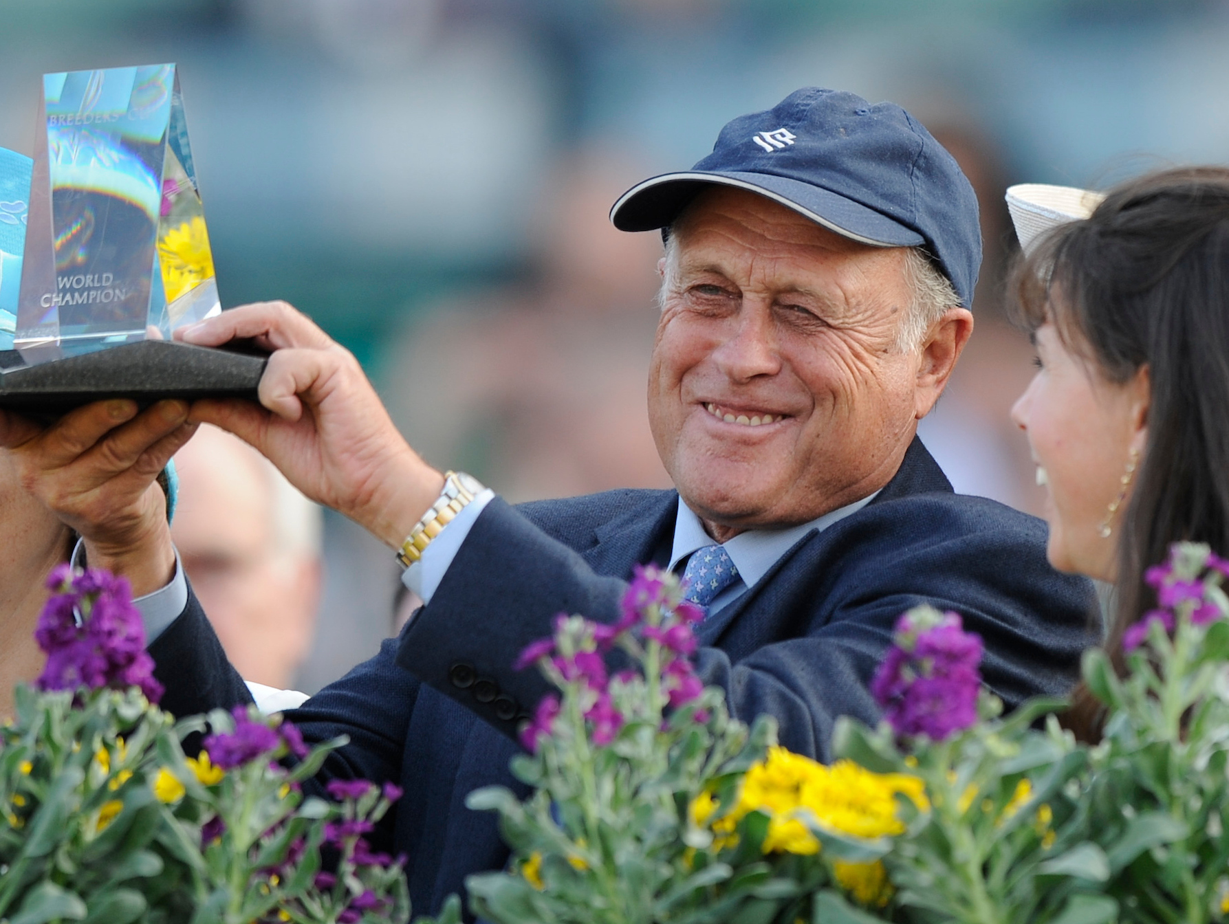 Breeders’ Cup winner: Sheppard after Informed Decision took the Filly & Mare Sprint at Santa Anita in 2009. Photo: Breeders’ Cup/Gary Bogdon