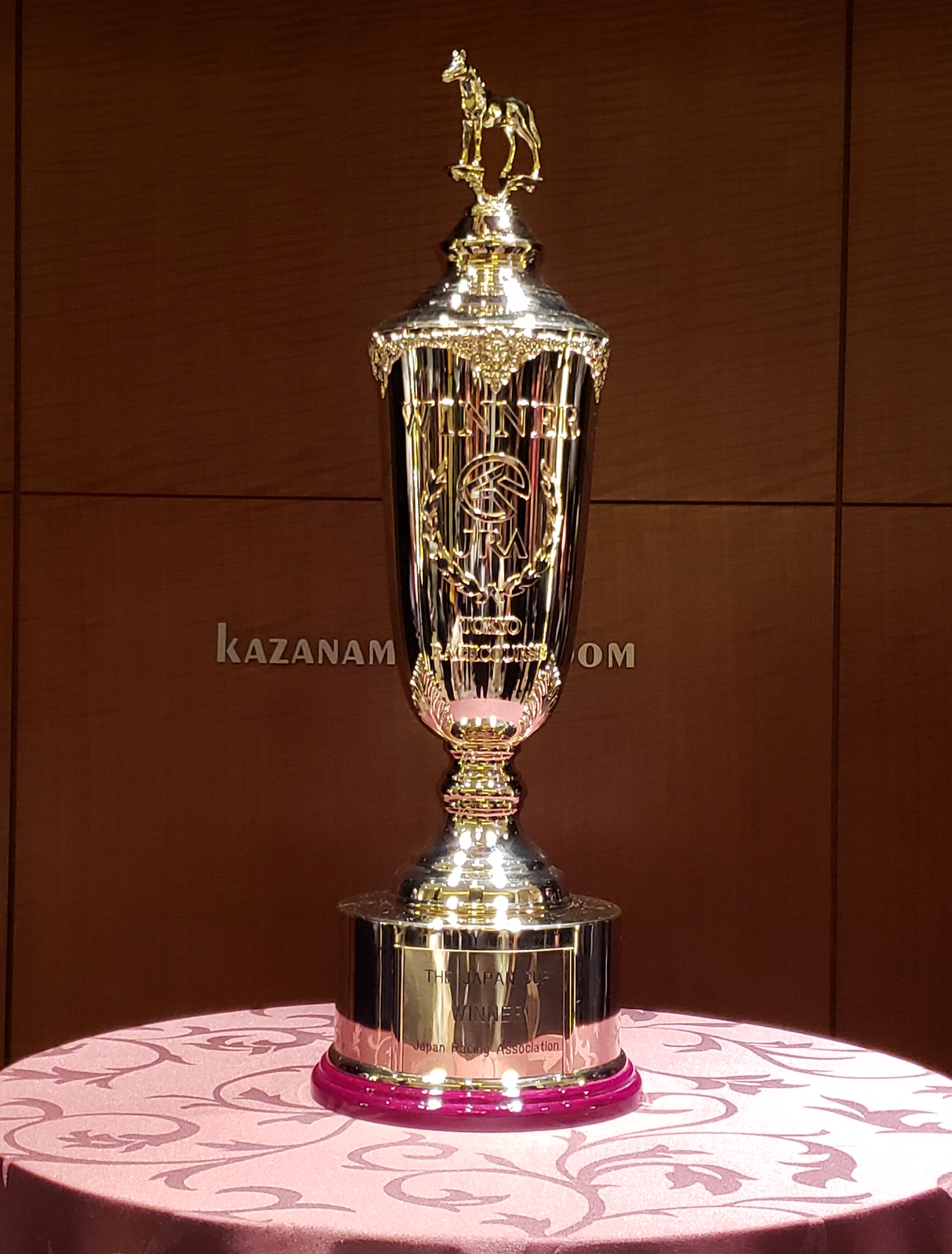 The Japan Cup trophy. Photo: Bob Ehalt