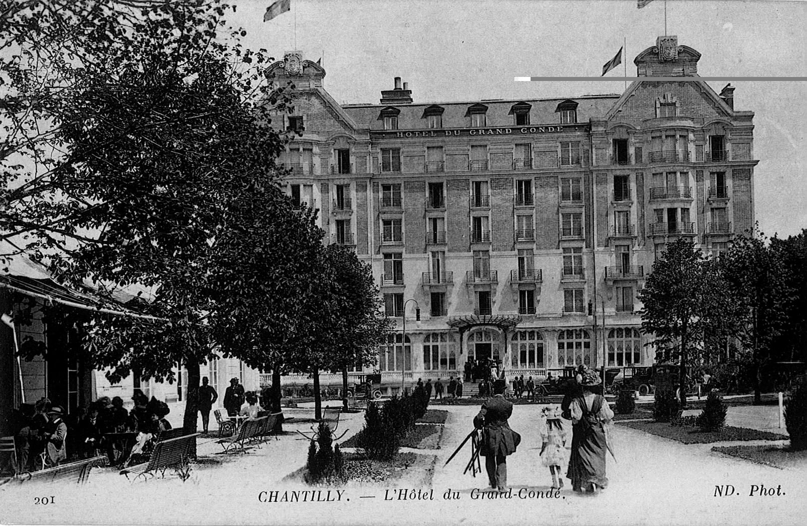 Where to find the rich and famous: the Hotel du Condé, which was built in 1908. Photo supplied by Sarah Gillois (responsable for heritage and culture at Chantilly town council