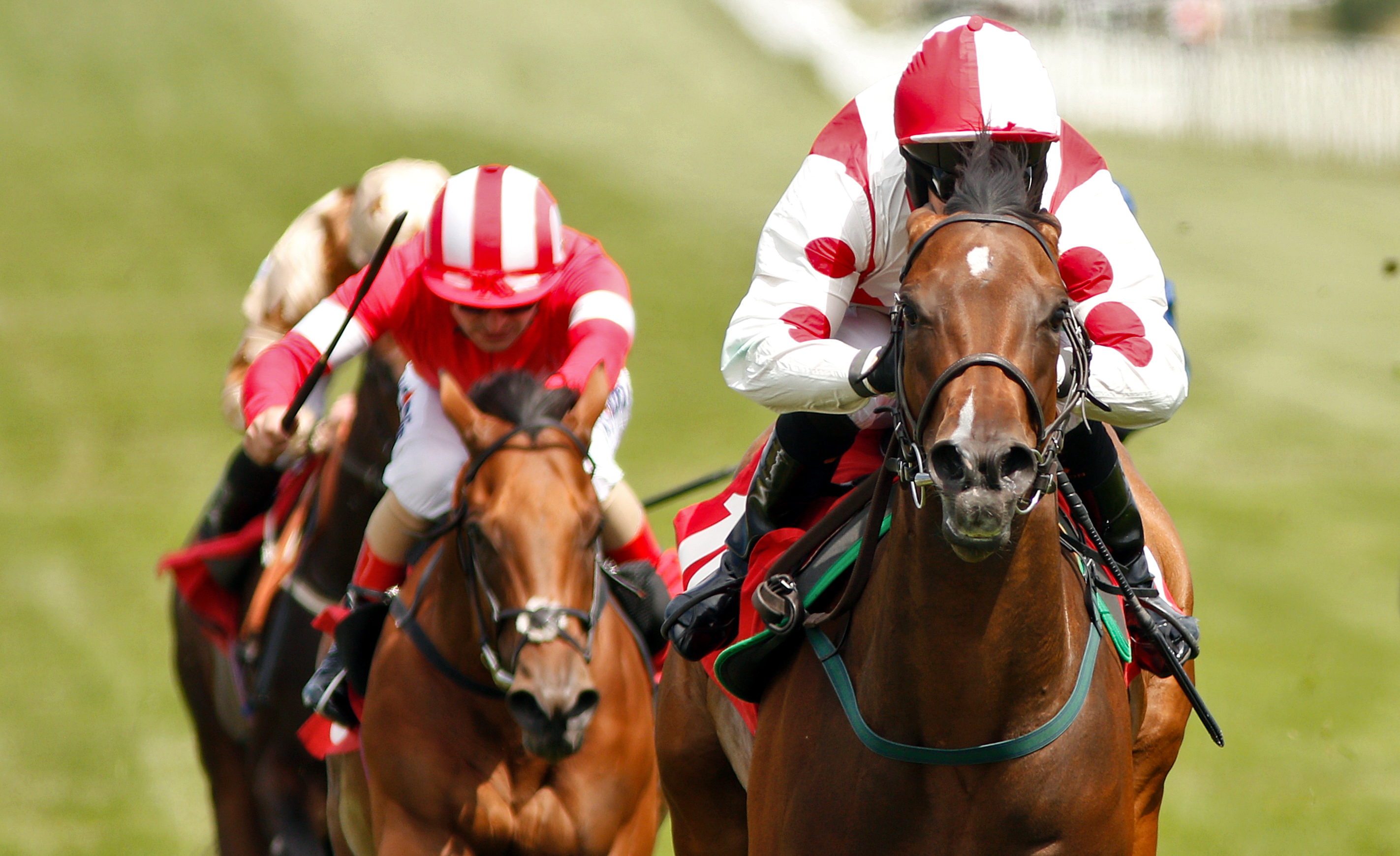 Cable Bay filly Liberty Beach leaves her rivals for dust last Friday to record a first listed success for the Highclere stallion. Photo: Racingfotos.com