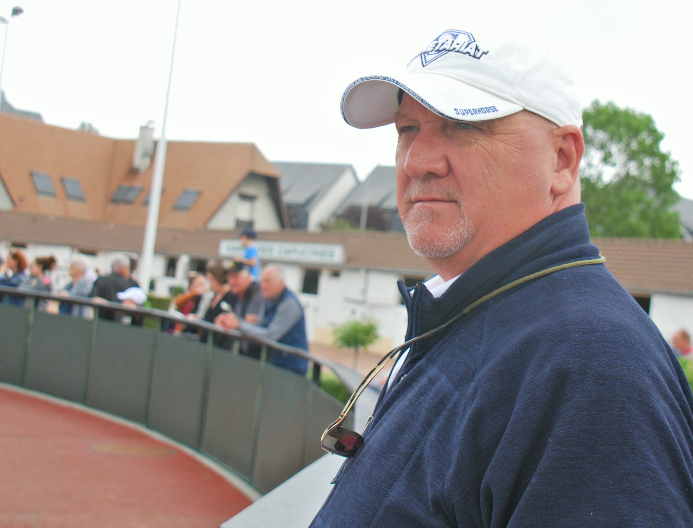 Kenny McPeek at Deauville: “I was looking for fillies with good pedigrees to race first and keep as broodmares.” Photo: John Gilmore
