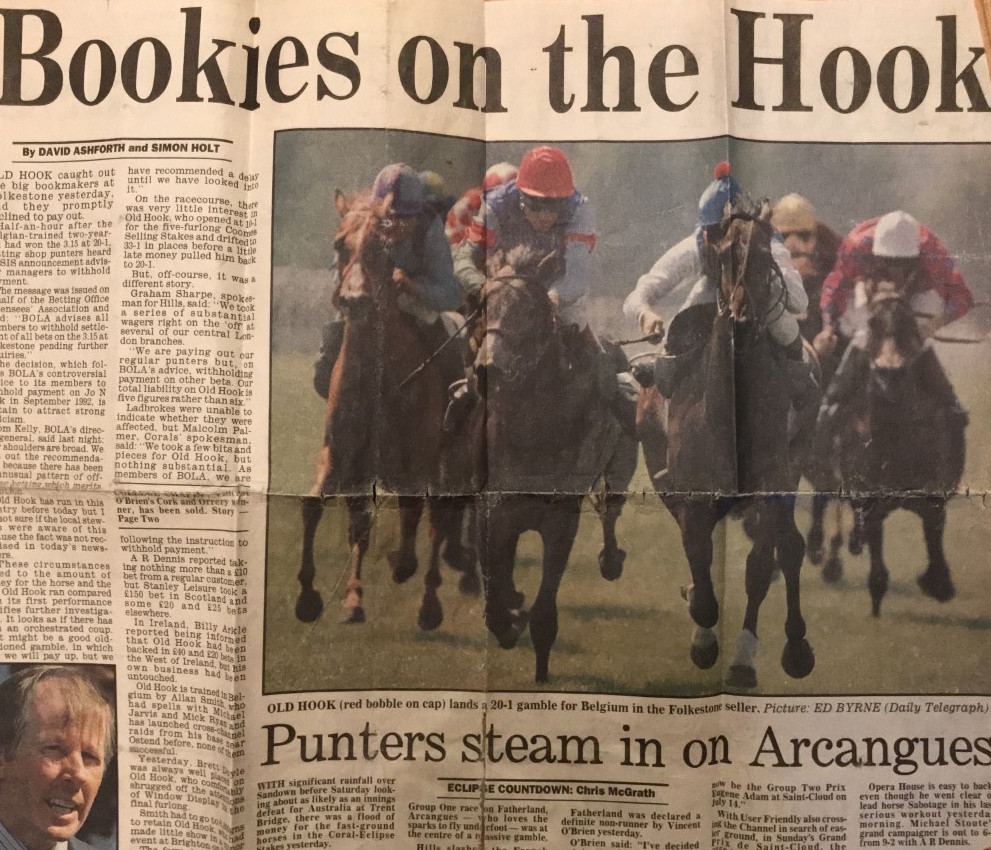 How the Sporting Life reported the Old Hook episode of 1993
