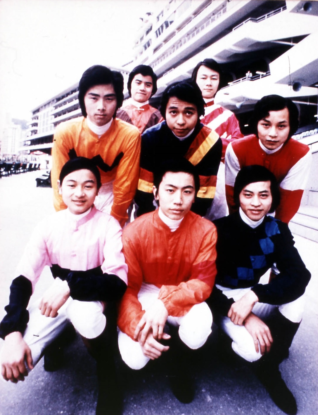 Tony Cruz and his fellow apprentices in 1972. Photo: Hong Kong Jockey Club