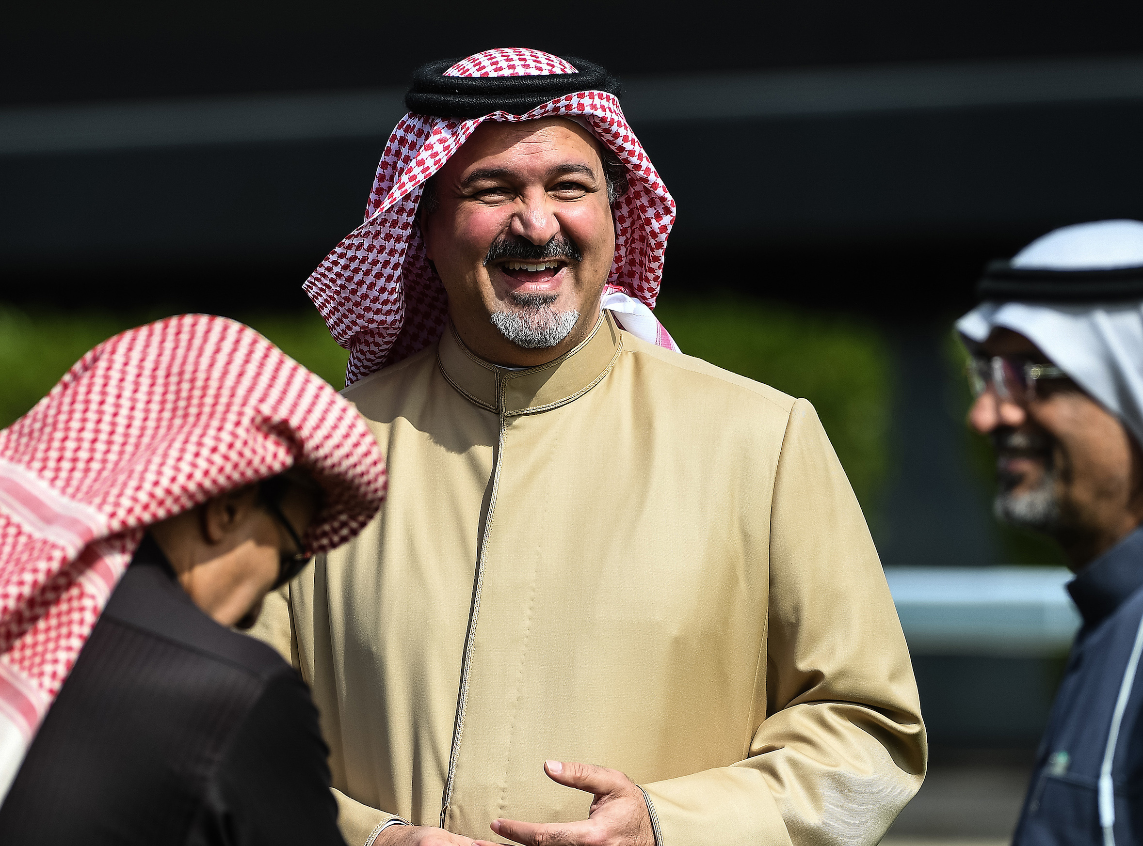 Prince Bandar in relaxed mood. “People really liked Maximum Security,” he says. “They were rooting for him at the same level as some of the Saudi-owned horses.” Photo: Jockey Club of Saudi Arabia/Martin Dokoupil