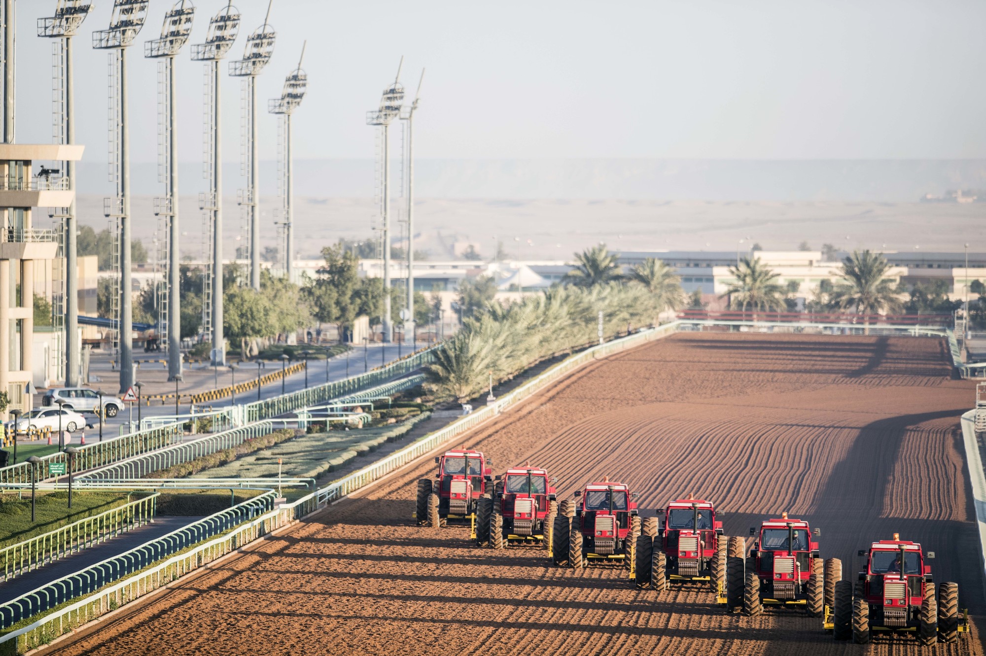 The King Abdulaziz dirt track: “It has always been, in my opinion, one of the top [ones] in the world,” says Prince Bandar. “The quality of the track has not changed for the past 20 years ... and we see no reason to make any changes to it.” Photo: Jockey Club of Saudi Arabia/Mahmoud Khaled