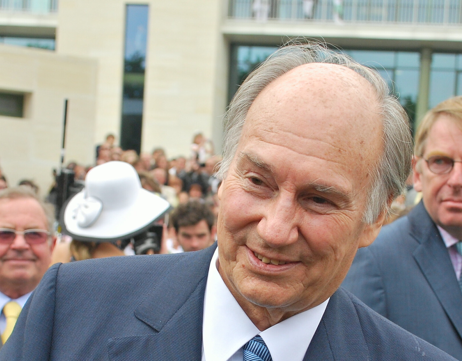 The Aga Khan at Chantilly: He has consistently come to the rescue.  Photo: John Gilmore