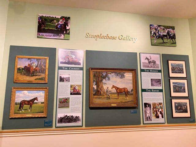 The National Museum of Racing and Hall of Fame in Saratoga Springs is holding an exhibition of steeplechase paintings this summer as well as its permanent section of the museum devoted to the subject. Photo: National Museum of Racing and Hall of Fame
