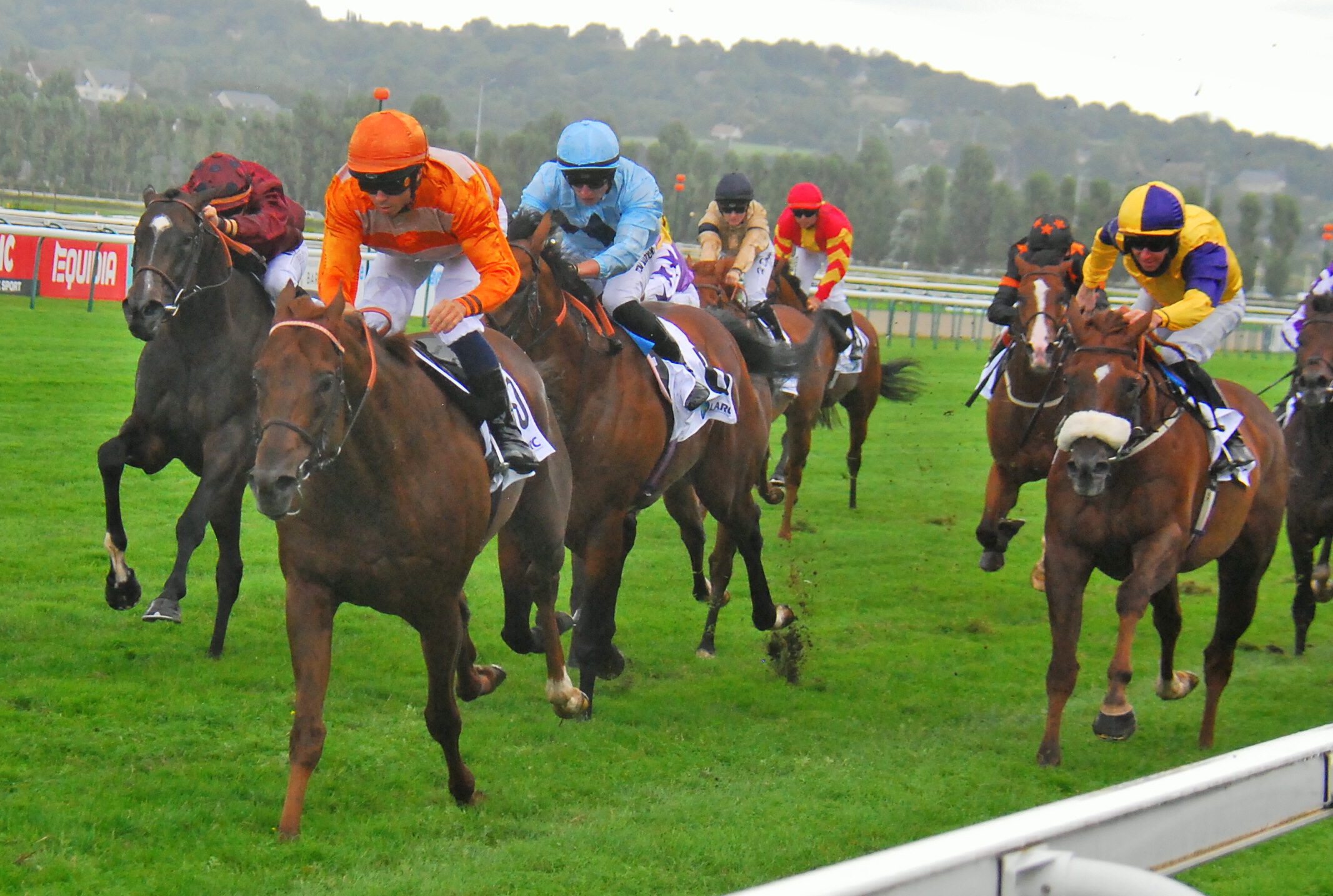 Marianafoot (Mickael Barzalona) outsprints a quality field to land the G1 Prix Maurice de Gheest at Deauville in August. Photo: John Gilmore