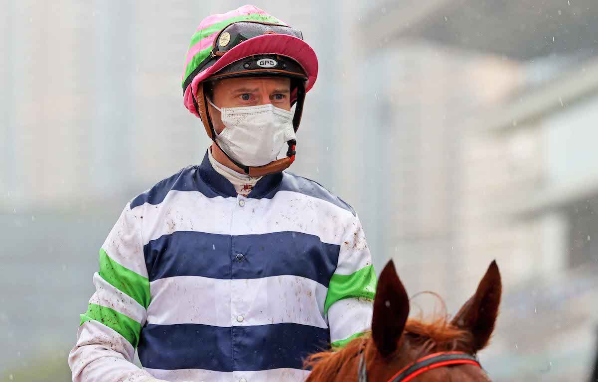 Zac Purton: chasing fifth HK jockeys' title. Photo: HKJC
